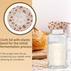 Cloth Covers for Sourdough Starter Jars, Cartoon Mushrooms Heat Preservation