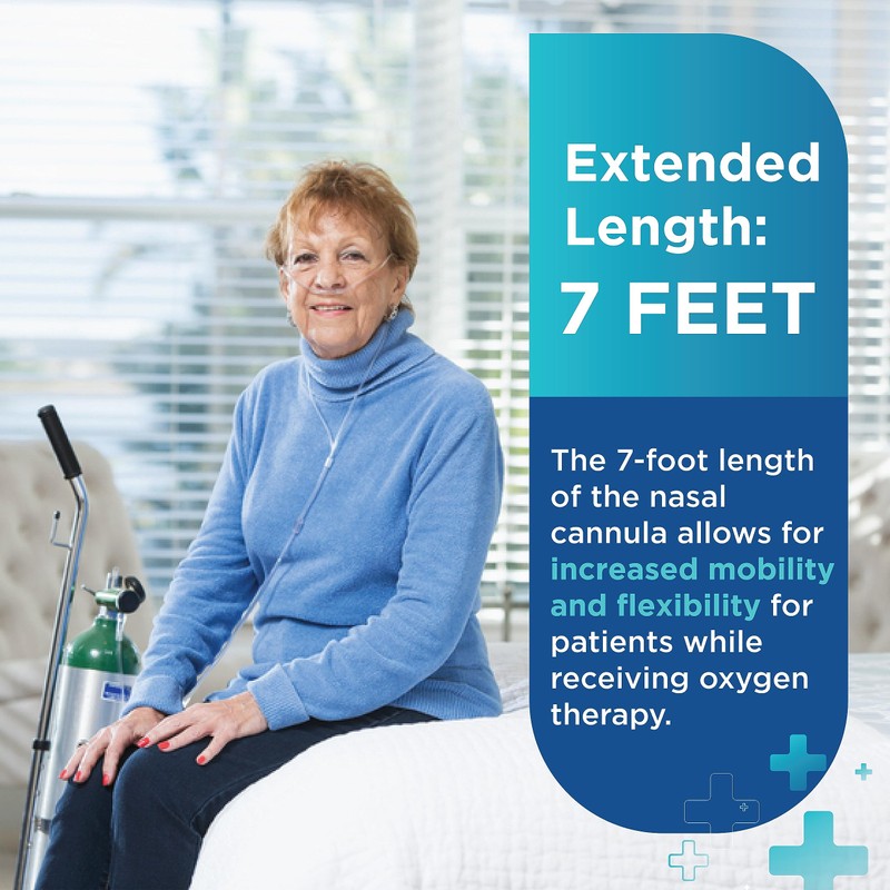 7 Foot Oxygen Nasal - 5 Pack Nasal for Oxygen