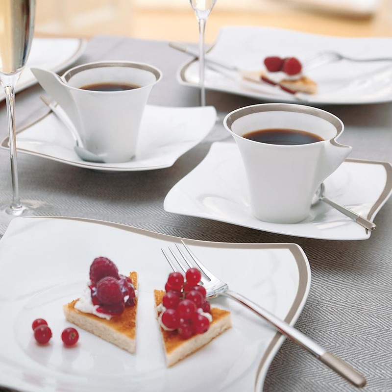 Villeroy & Boch Ella Partially Gold Plated 159 mm Pastry
