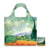 LOQI Scenic Museum Reusable Bags (Set of 3), Multicolor
