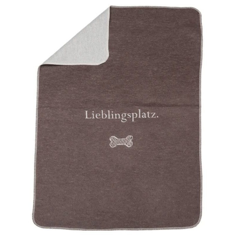 David Fussenegger [W0724] Pet Blanket Favourite Place Brown 90 x