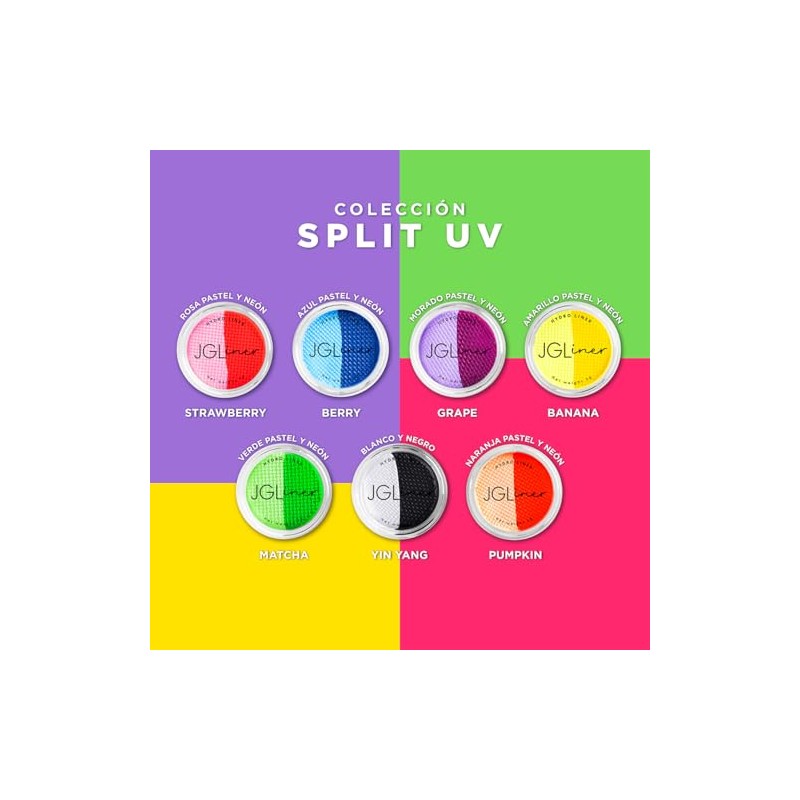Colección 7 tonos de delineadores Split UV JGLiner