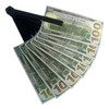 100 Dollar Note Design Folding Hand Fan - USA Souvenir