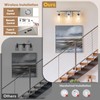 Battery Operated Wall Sconce, 3-Light Dimmable Rechargeable Vanity Light Fixture