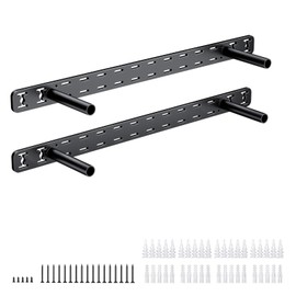 2pcs Floating Shelf Hardware Heavy Duty Hidden Shelf Brackets Support,Wall Mounting Invisible Floating Shelves Bracket Without Jig (22" x 4" x 1.5" Without Tools)