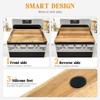 GASHELL Noodle Board Stove Cover with Handles for Electric, Gas