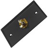Seismic Audio - SA-PLATE44 - Black Stainless Steel Wall Plate