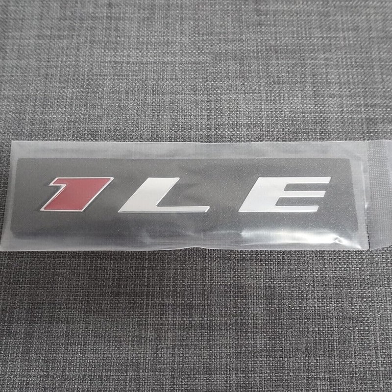Tomilia 2Pcs New 1LE Emblem Badge Letter Rear Side 1LE