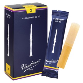 Vandoren Vandoren CR103 Bb Clarinet Traditional Reeds Strength 3; Box of 10