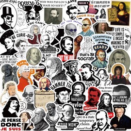 50Pcs Celebrity Expression Stickers, Funny Expression Stickers, Singer Idol Waterproof Stickers, Vinyl Stickers Aesthetic Decals for Kids Adult, for Skateboard Computer Bike Funny Office