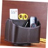 MAGICLULU Faux Leather Mail Organizer Box Multi-functional Remote Control Holder