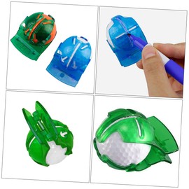 BESPORTBLE 2sets Golf Marker Alignment Tool Portable Golf Line Marker Easy to Use for Outdoor Golfing 2pcs*2