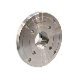 Hurricane Turning Tools, 4" Steel Faceplate For Wood Lathe, 1 1/4" x 8 TPI