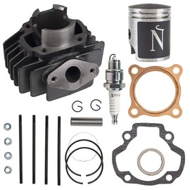 NICHE 49cc Cylinder Piston Gasket Top End Kit for Yamaha Champ LC50 Towny MJ50 QT50 PW50 18U-11631-00