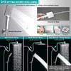 10" High Pressure Rainfall Shower Head with Handheld Combo, Upgrade