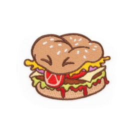 Winks For Days Burger Boi Embroidered Iron-On Patch