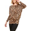 LL WT826 Women's Casual Flowy Draped Long Sleeve Batwing Dolman