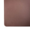 Dacasso 24” x 19” Chocolate Brown Leather Desk Pad w/Out