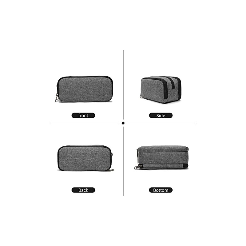 Della Gao Big Capacity Pencil Case, Aesthetic Pencil Pouch with