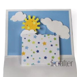 I-CRAFTER   METAL CUTTING DIES - HELLO SUNSHINE, WIPER INSERT