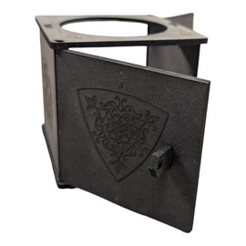 Magician's Secret Compartment Box – Black MDF Wood – production box for Magic Tricks & Illusions - DIY flat packed pre Laser cut kit.