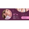 WL Wonder Lashes Künstliche Wimpern 6D für Professionell 0,07 Cluster