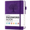 Password Book with Alphabetical Tabs, 4.5"x5.9"Small Pocket Password Keeper Book,