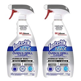 Fantastik Max Oven & Grill Cleaner Spray, Cleans Inside and Out, 32 Oz (Pack of 2)