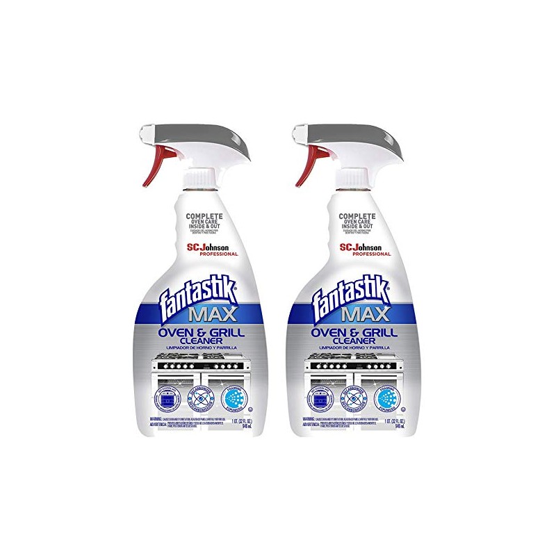 Fantastik Max Oven & Grill Cleaner Spray, Cleans Inside and