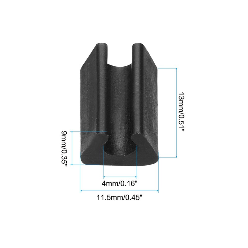 PATIKIL Kitchen Sink Rack Feet, 40 Pack 4mm ID Plastic