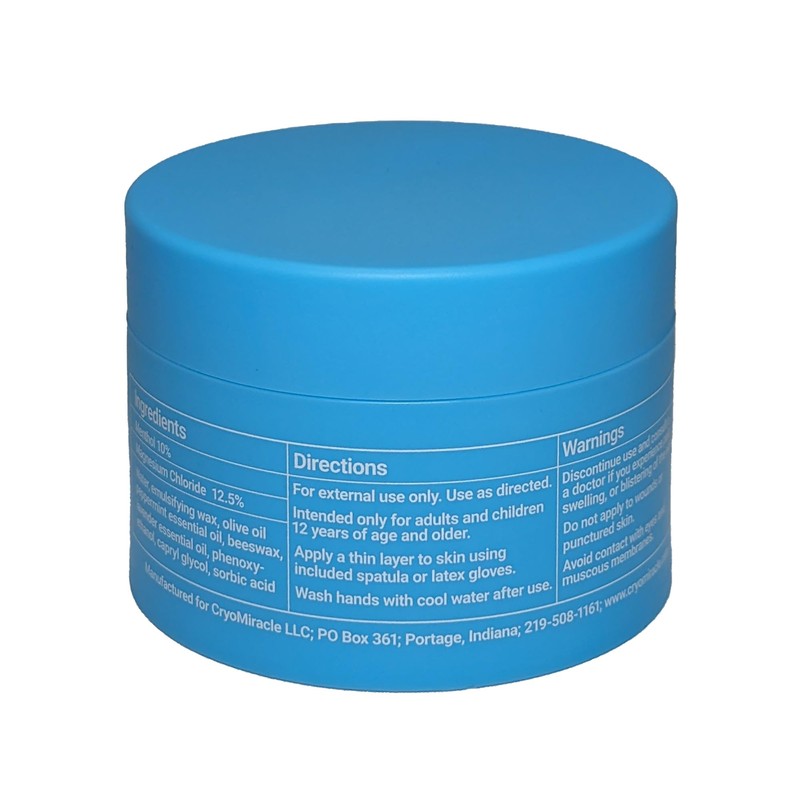 CryoMiracle Menthol + Magnesium Cream Cooling Relief