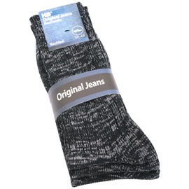 5 Pairs Original Jeans Socks for Men and Women without Pressing Seam Cotton Socks Casual Socks for Any Occasion Socks Cotton 35-38, 39-42, 43-46 and 47-50, black, 43 - 46