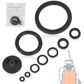 10Pcs Sprayer Seal Rings Kit - Rubber O-Rings & Gaskets Replacement for Most 1 Gallon (3L), 1.3 Gallon (5L), 2 Gallon (8L) Garden Sprayers - Durable Pump Repair Parts (NBR)