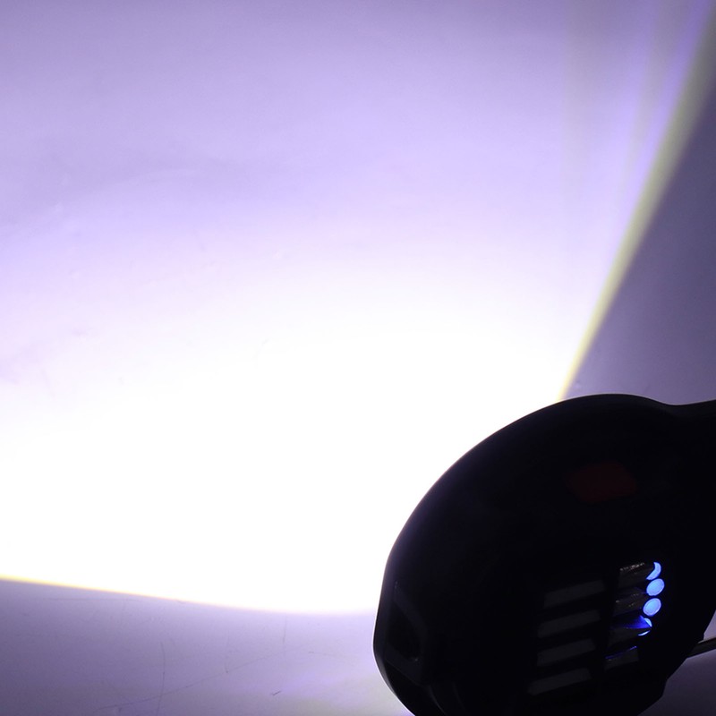 COB Small Flashlights 3 Light Modes Rechargeable Multifunctional Black Portable