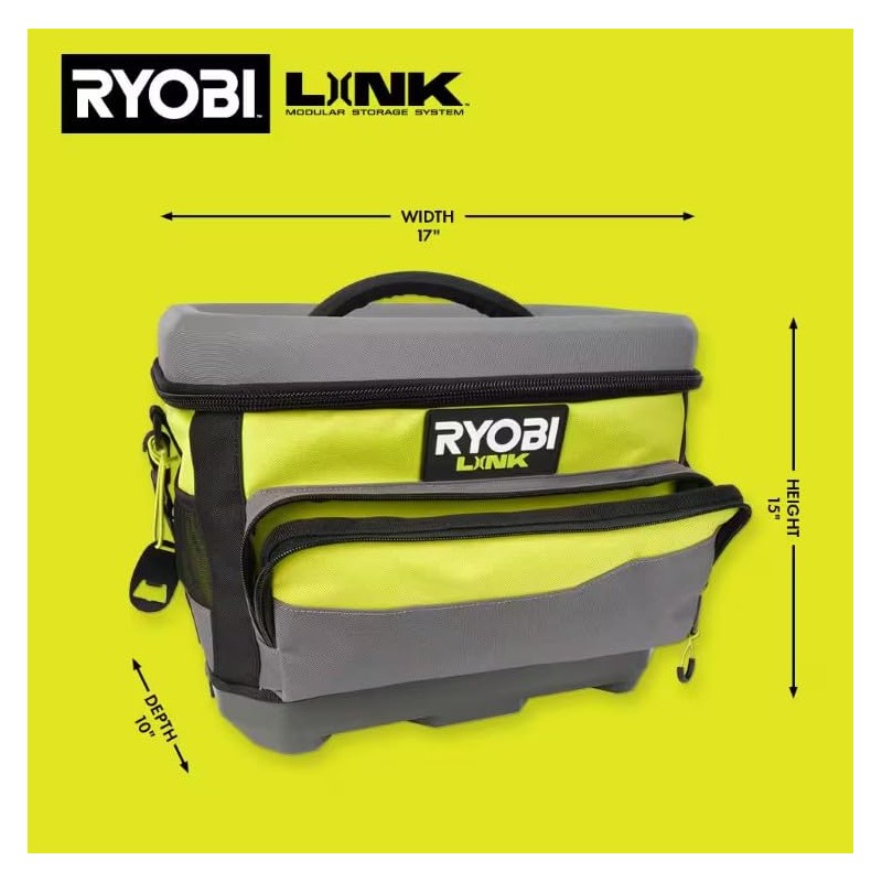 RYOBI Link Soft Cooler with Bottle Opener Beverage Soda Beer