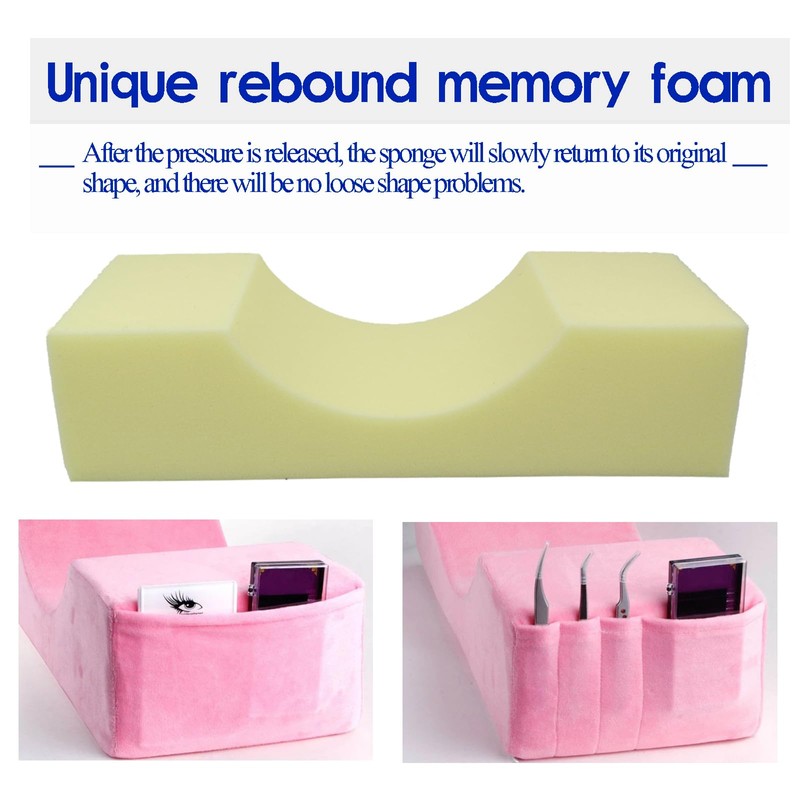 Comfortable Eyelash Extension Pillow Memory Foam Neck Pillow,Beauty Salon Eyelash