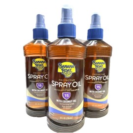 Banana Boat 3 banana boat spf 15 with coconut oil 8oz ea expsept 2025