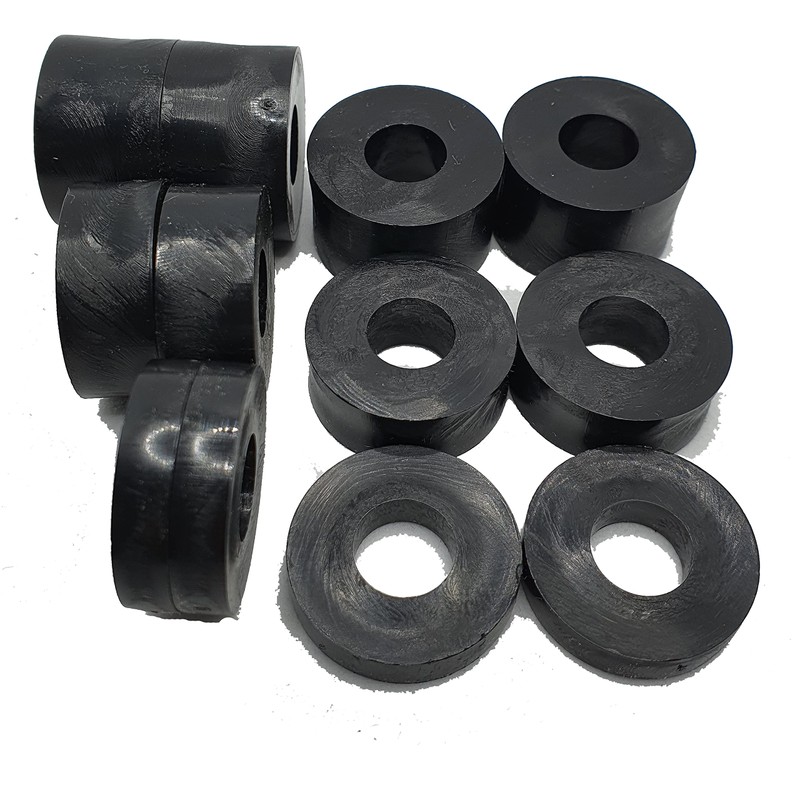 M10 Black Nylon Wide Spacers Standoff Washers ID 10.5mm, 4