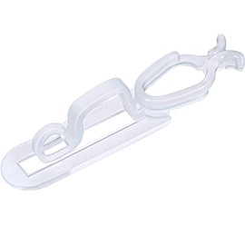 Blulu Light Clips Hooks, Gutter Clips, Christmas Shingle Clips Outdoor, All Purpose Gutter Hooks Compatible with C9 C7 C6 for Roof, Roof Ridge Line, Fence(Translucent, 25 Pieces)