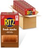 RITZ Fresh Stacks Whole Wheat Crackers, Bulk Travel Snacks, 6