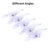 20Pcs Blank Lures Set Unpainted Fishing Baits Crankbait Wobblers Jerkbaits