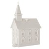 HO Scale Model Blank Church Kit Unassembled House for Model