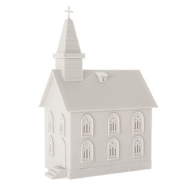 HO Scale Model Blank Church Kit Unassembled House for Model Train Layout Diorama JZHO6875JJ