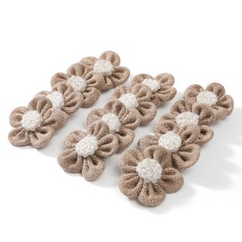 TWSANTAMAS Handmade Burlap Decors,Home Decoration Christmas Party DIY Craft, Wrapping, Gardening and Wedding Decor