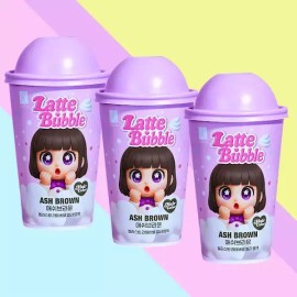Elasstin 엘라스틴 라떼버블 컬러염색 애쉬브라운 x 3개 Elastine Latte Bubble Color Ash Brown x 3 [Latte bubble color dye ash brown x 3 pieces]