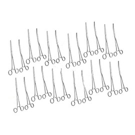 Precise Canada: Set of 24 Pcs 8" Stainless Steel Self-Locking Straight & Curved Forceps