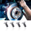 Kewucn 4 PCS Stainless Steel Brake Disc Rotor Screws for
