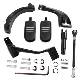 TCMT Chrome Mid Control Kit FootPegs Fit For Harley Sportster Iron 883 1200 2014-2022 SuperLow XL883 XL1200 2014-2019 Roadster XL1200CX 2016-2020 Forty-Eight 2014-2022 Seventy-Two 2014-2016