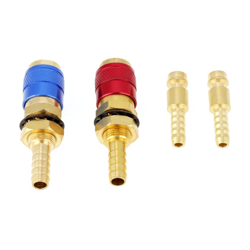 Water-Cooled Adapter, 2 Pieces 8 mm Water-Cooled & Gas Adapter