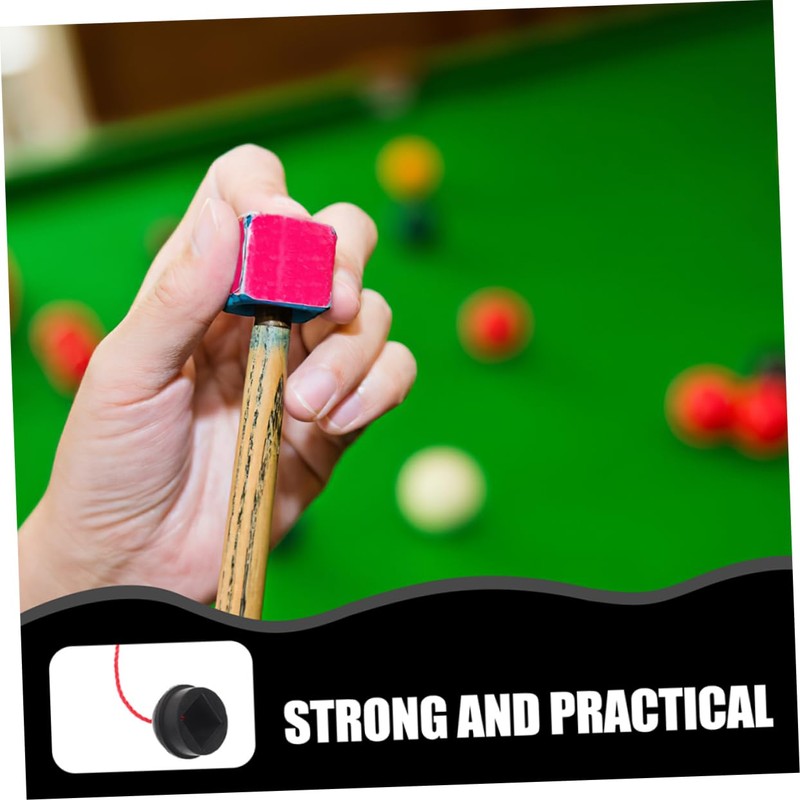 SUPVOX Chalk Holder Cord Pack Snooker Billiard Chalk Holders Rubber